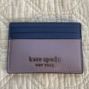 Kate Spade Purple Card Holder/Wallet